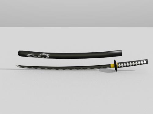 Samurai Sword (Low Poly) preview image